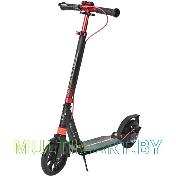 Самокат Tech Team City Scooter Disk Brake 2022 (черный/красный)